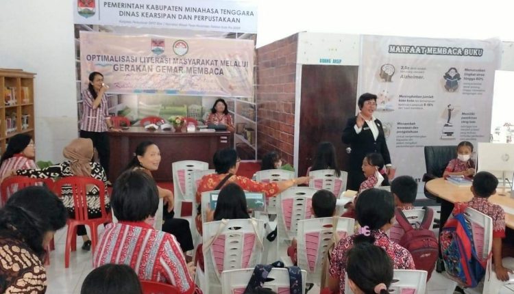 Gandeng-Dinas-Kearsipan-dan-Perpustakaan-DWP-Mitra-Gaungkan-Gemar-Membaca-750x430